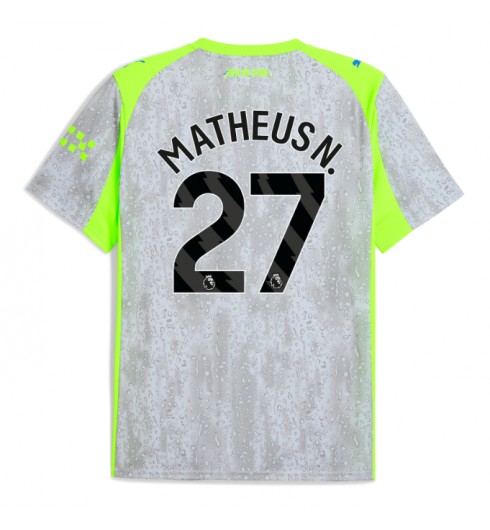 Manchester City Matheus Nunes #27 Tredjedrakt 2025-26 Korte ermer Manchester City Matheus Nunes #27 Tredjedrakt 2025-26 Korte ermer